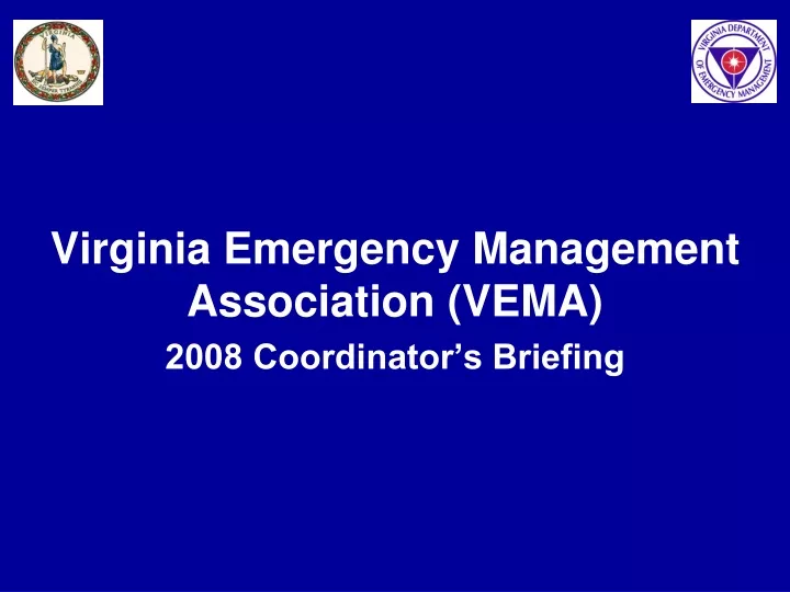 virginia emergency management association vema