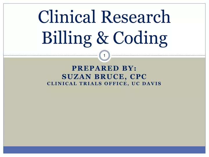 clinical research billing coding