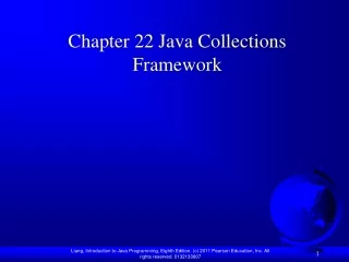 Chapter 22 Java Collections Framework