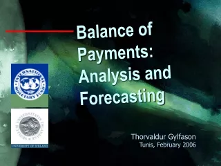 Balance of Payments: Analysis and Forecasting