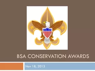 BSA Conservation Awards
