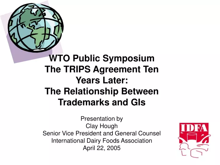 wto public symposium the trips agreement