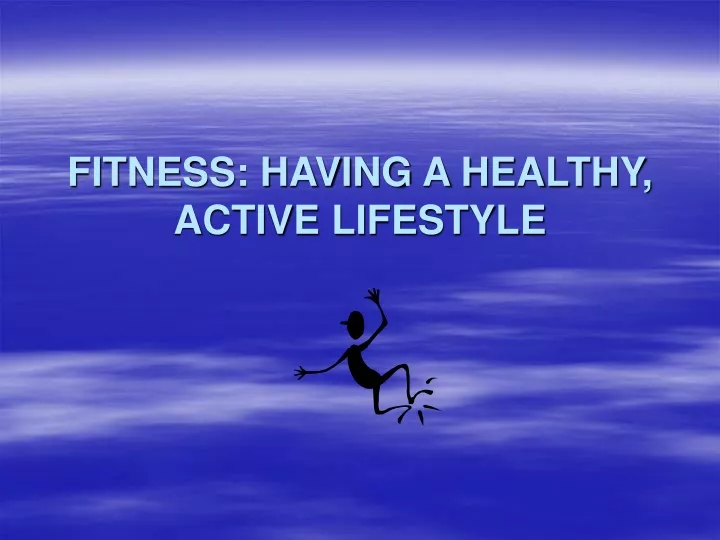 fitness having a healthy active lifestyle