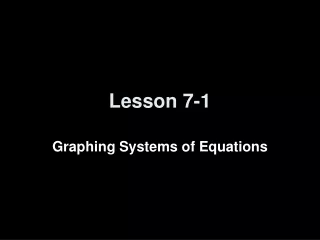 Lesson 7-1