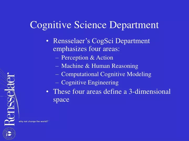 cognitive science department