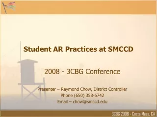 Student AR Practices at SMCCD