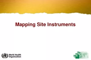 Mapping Site Instruments