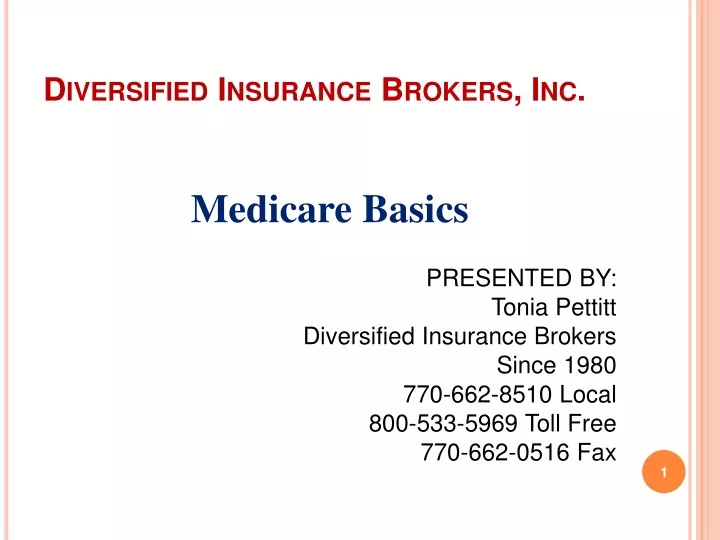 diversified insurance brokers inc