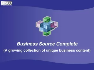 Business Source Complete (A growing collection of unique business content)