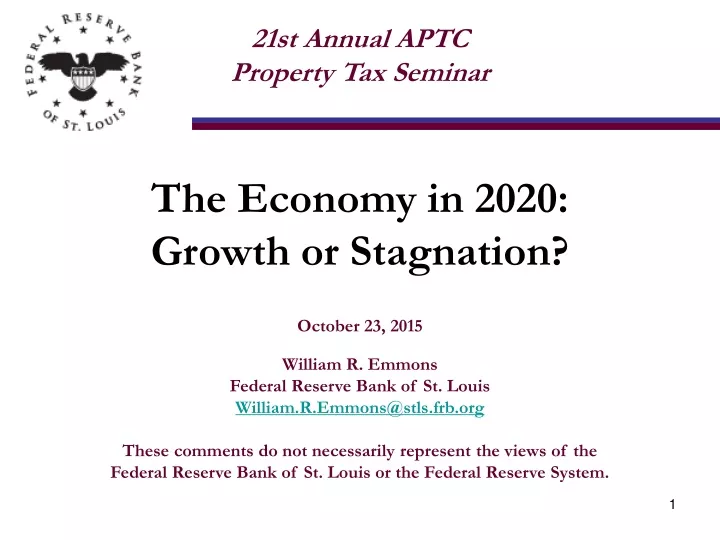 21st annual aptc property tax seminar