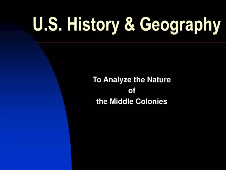 u s history geography