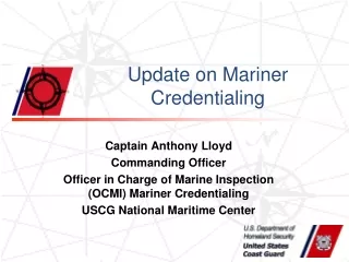 Update on Mariner Credentialing