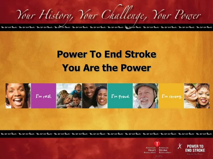 power to end stroke you are the power
