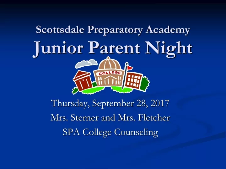 scottsdale preparatory academy junior parent night