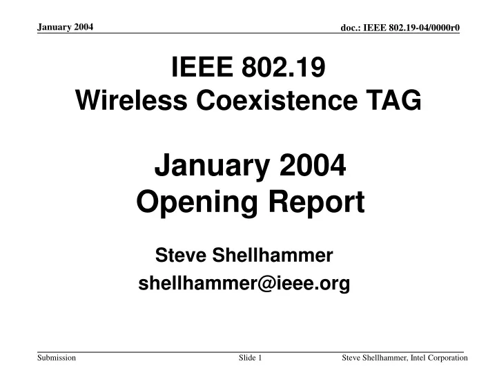 ieee 802 19 wireless coexistence tag