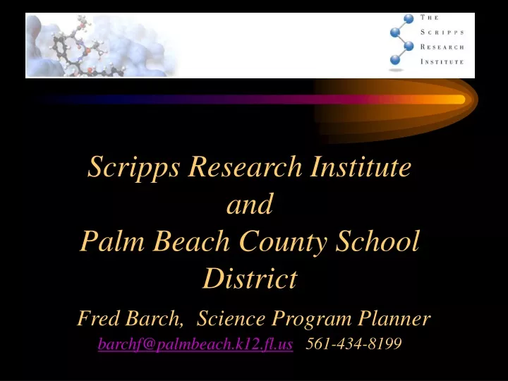 scripps research institute and palm beach county
