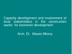 Capacity Development in Tanzanian Construction Sector - slide 1