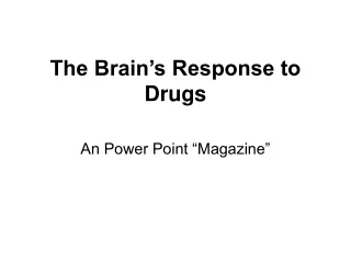 The Brain’s Response to Drugs