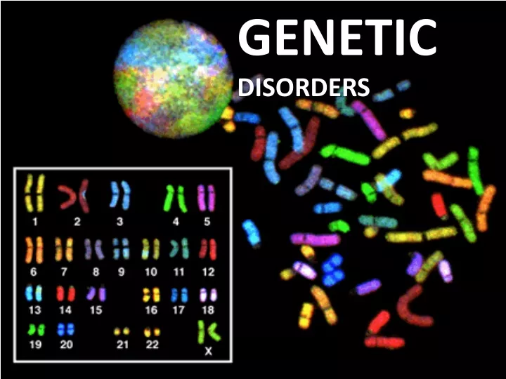 Ppt Genetic Disorders Powerpoint Presentation Free Download Id 9345257