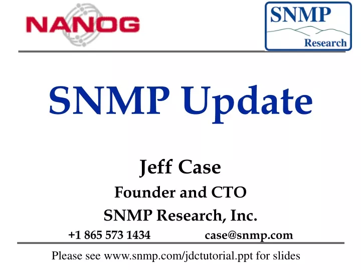 snmp update