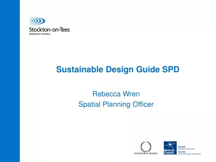 sustainable design guide spd