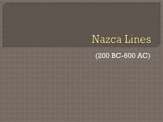 Nazca  Lines