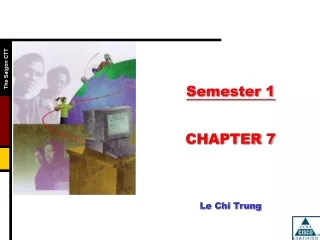 Semester 1 CHAPTER 7 Le Chi Trung