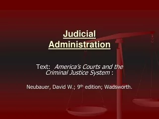 Judicial  Administration