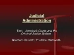 Judicial  Administration - slide 1
