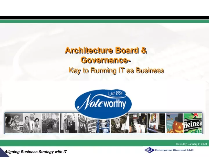 architecture board governance key to running it as business