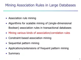 Mining Association Rules in Large Databases