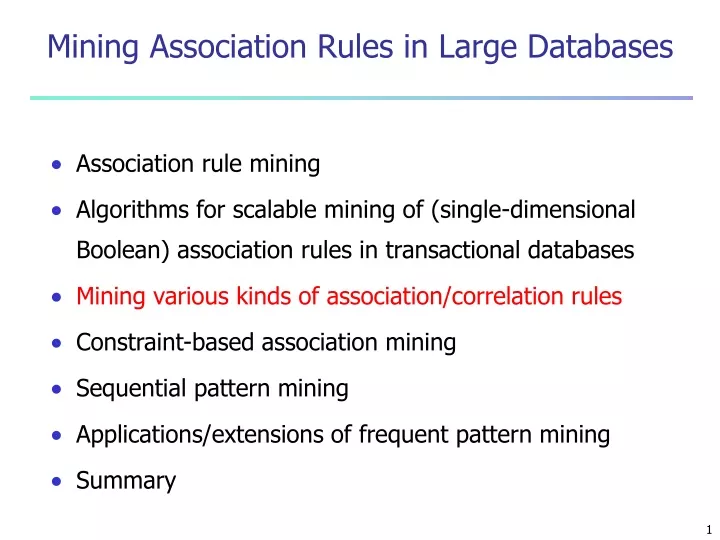 mining association rules in large databases