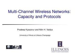 Multi-Channel Wireless Networks: Capacity and Protocols
