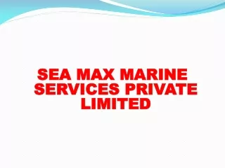 SEA MAX MARINE SERVICES PRIVATE  LIMITED