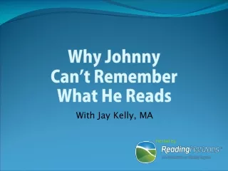 Why Johnny Can’t Remember What He Reads