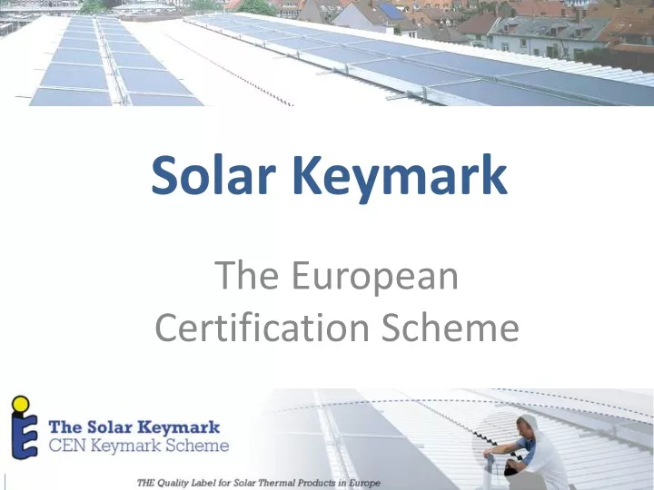 solar keymark