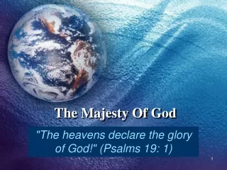 The Majesty Of God