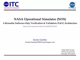 NASA Operational Simulator (NOS)