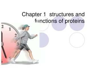 Chapter 1  structures and functions of proteins