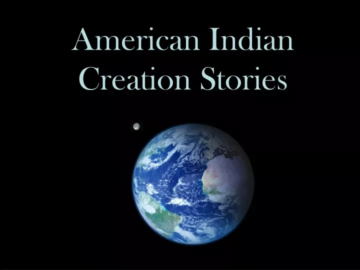 american indian creation stories