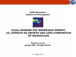 ALGAL BIOMASS AND RENEWABLE ENERGY:  CO 2  EFFECTS ON GROWTH AND LIPID COMPOSITION OF MICROALGAE