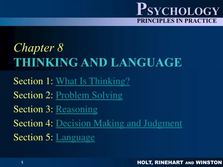 chapter 8 thinking and language
