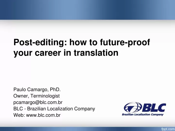 post editing how to future proof your career in translation