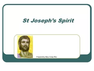St Joseph’s Spirit