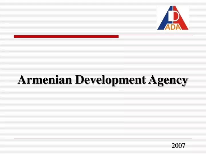 armenian development agency