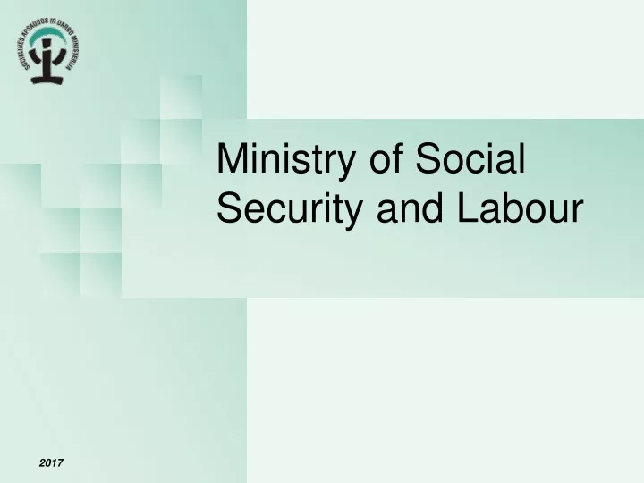 ministry of social security and labour
