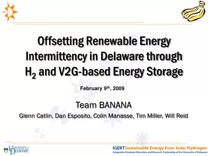 offsetting renewable energy intermittency