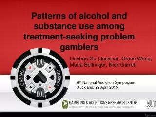 Patterns of alcohol and substance use among treatment-seeking problem gamblers