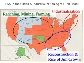 USA in the Gilded &amp; Industrialization Age: 1870-1900