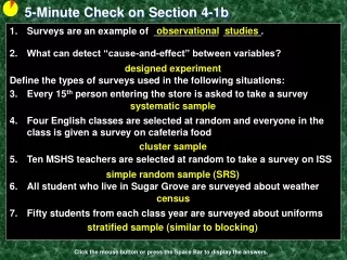 5-Minute Check on Section 4-1b